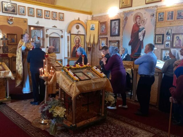 Престольный праздник в храме села Гостищево