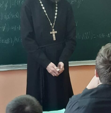 Беседа в Береговской школе на тему «Твори добро»
