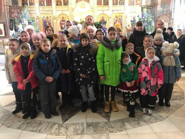 Рождественские поздравления в Прохоровском храме