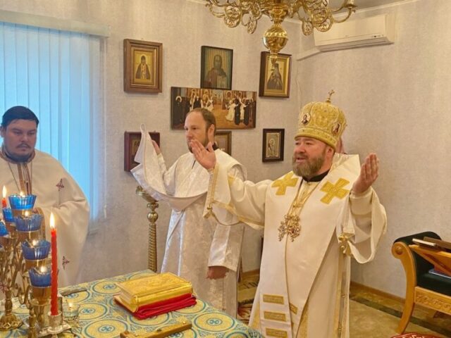 Архиерейское богослужение в праздник Вознесения Господня