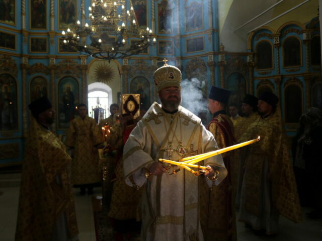 Архиерейское богослужение в селе Кочетовка