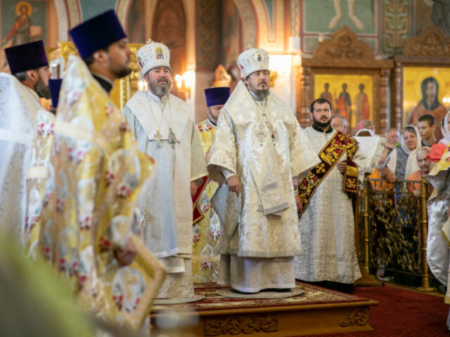 В Губкине отпраздновали престольные торжества Спасо-Преображенского кафедрального собора