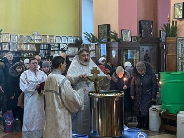 Праздник Крещения Господня в Хотмыжске