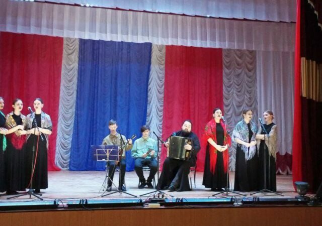 Воспитанники воскресной школы  приняли участие в концерте ко Дню Защитника Отечества
