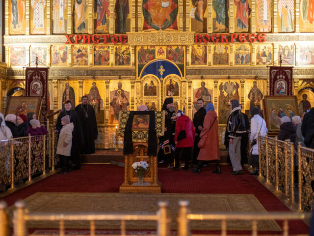 В Спасо-Преображенском кафедральном соборе г. Губкина Преосвященный владыка совершил Чин прощения