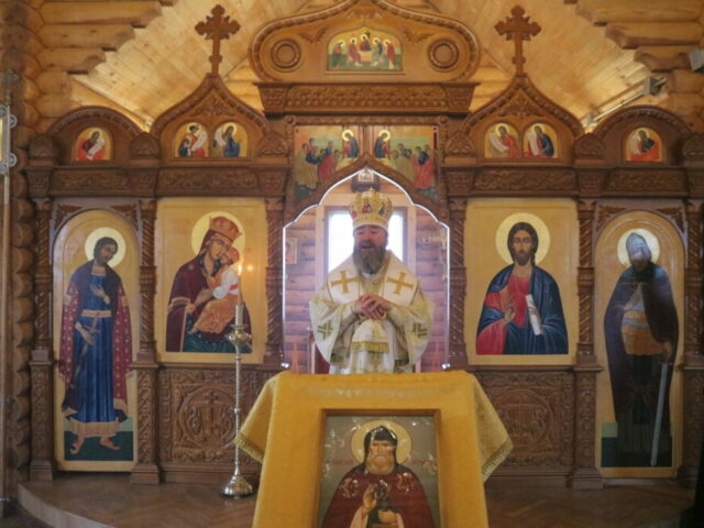 Архиерейское богослужение в храме прп. Ильи Муромца с.Береговое