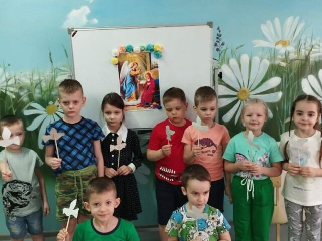 Праздник Благовещения Пресвятой Богородицы в детском саду «Колокольчик» г. Строителя