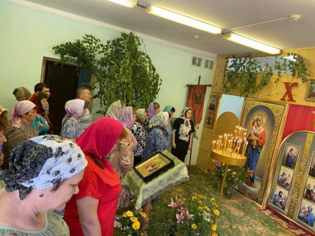 Престольный праздник Свято-Троицкого прихода в селе Юрьевка