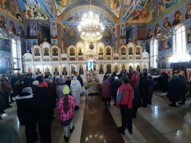 Годовое приходское собрание в храме Новомучеников и исповедников Белгородских г.Строителя
