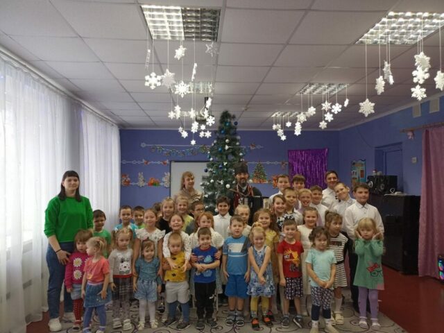 Празднование Рождества в детском саду с.Кривцово Яковлевского округа
